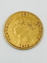 Victorian half sovereign, 1878