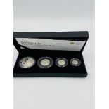 Royal Mint 2008 Britannia four coin silver proof set