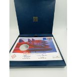 Westminster Coins Red Arrows silver commemorative coin cover