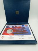 Westminster Coins Red Arrows silver commemorative coin cover