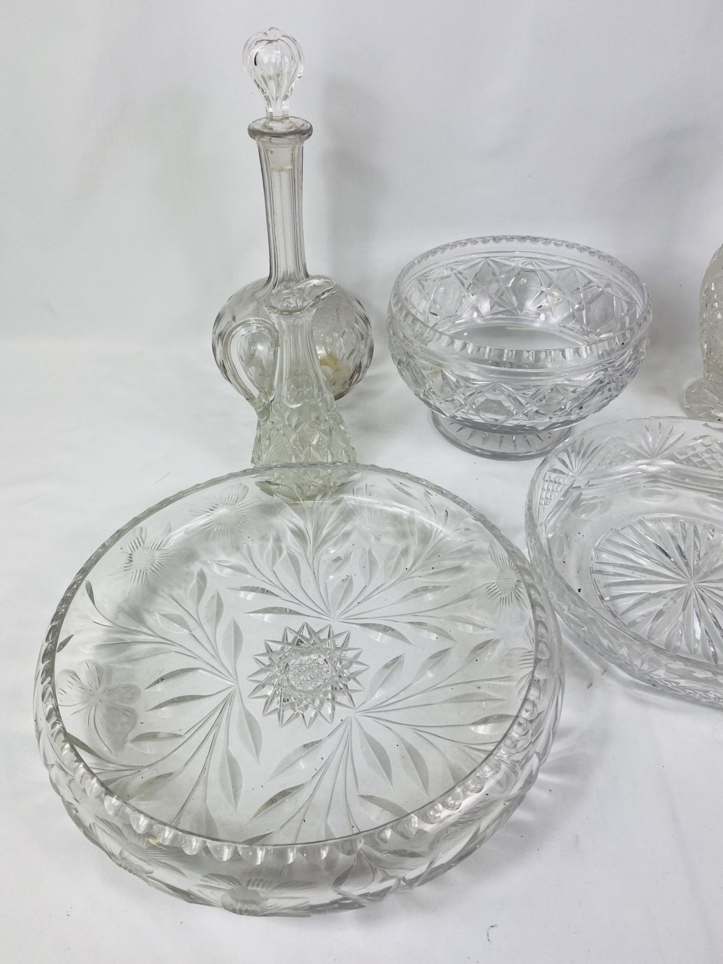 Collection of cut glass items - Image 3 of 4