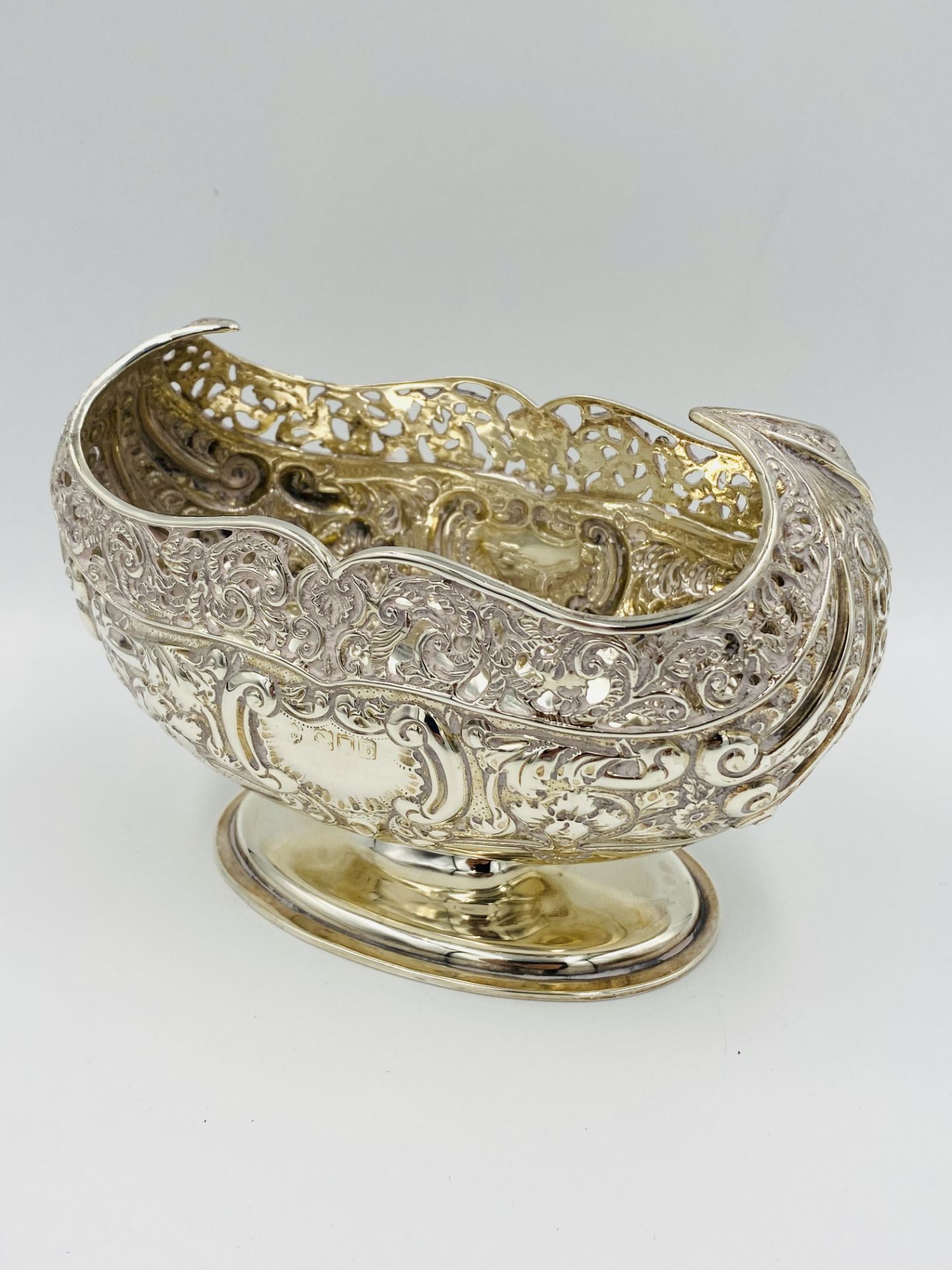 Victorian silver bonbon dish, London 1897 - Image 3 of 3