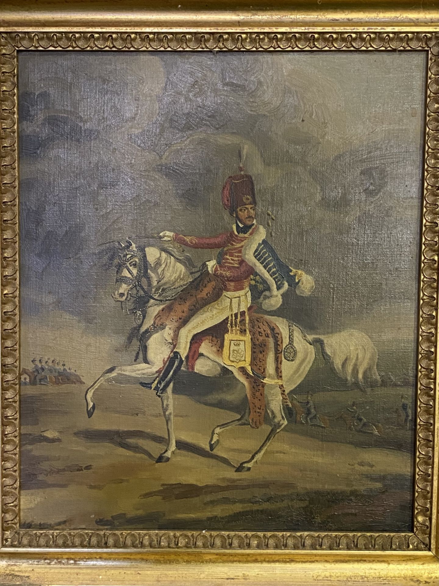 Framed oil on canvas, The Marquis of Anglesea. From the Estate of Dame Mary Quant - Image 3 of 4