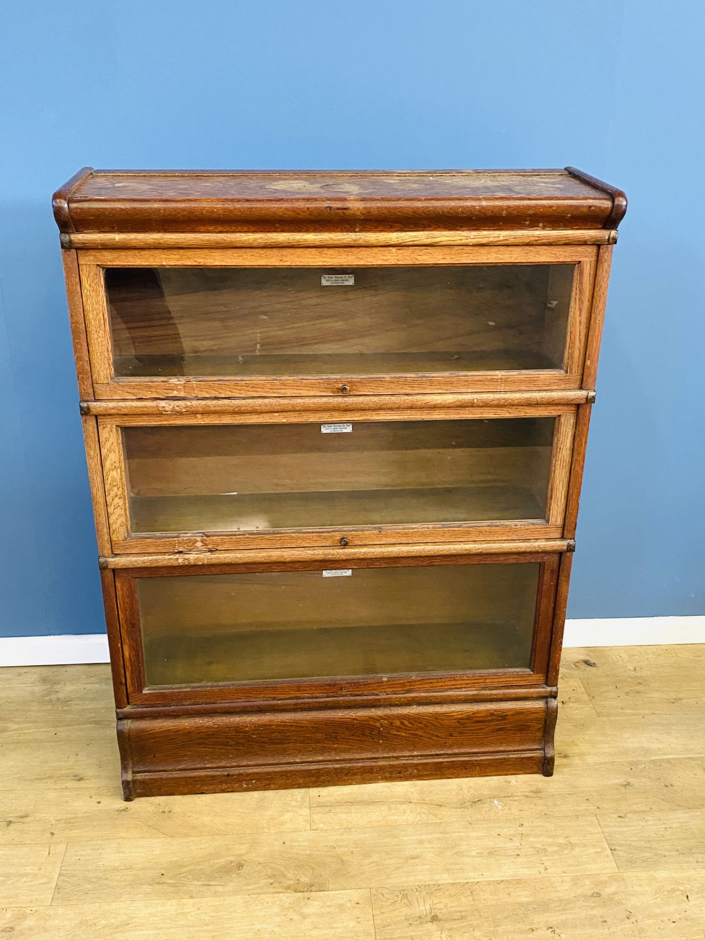 Three tier Globe-Wernicke bookcase