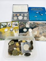 New Zealand proof coin set; Canada on the Wing coin set