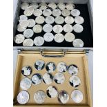 The Genius of Leonardo Da Vinci ' A collection of 49 silver medallions struck by John Pinches