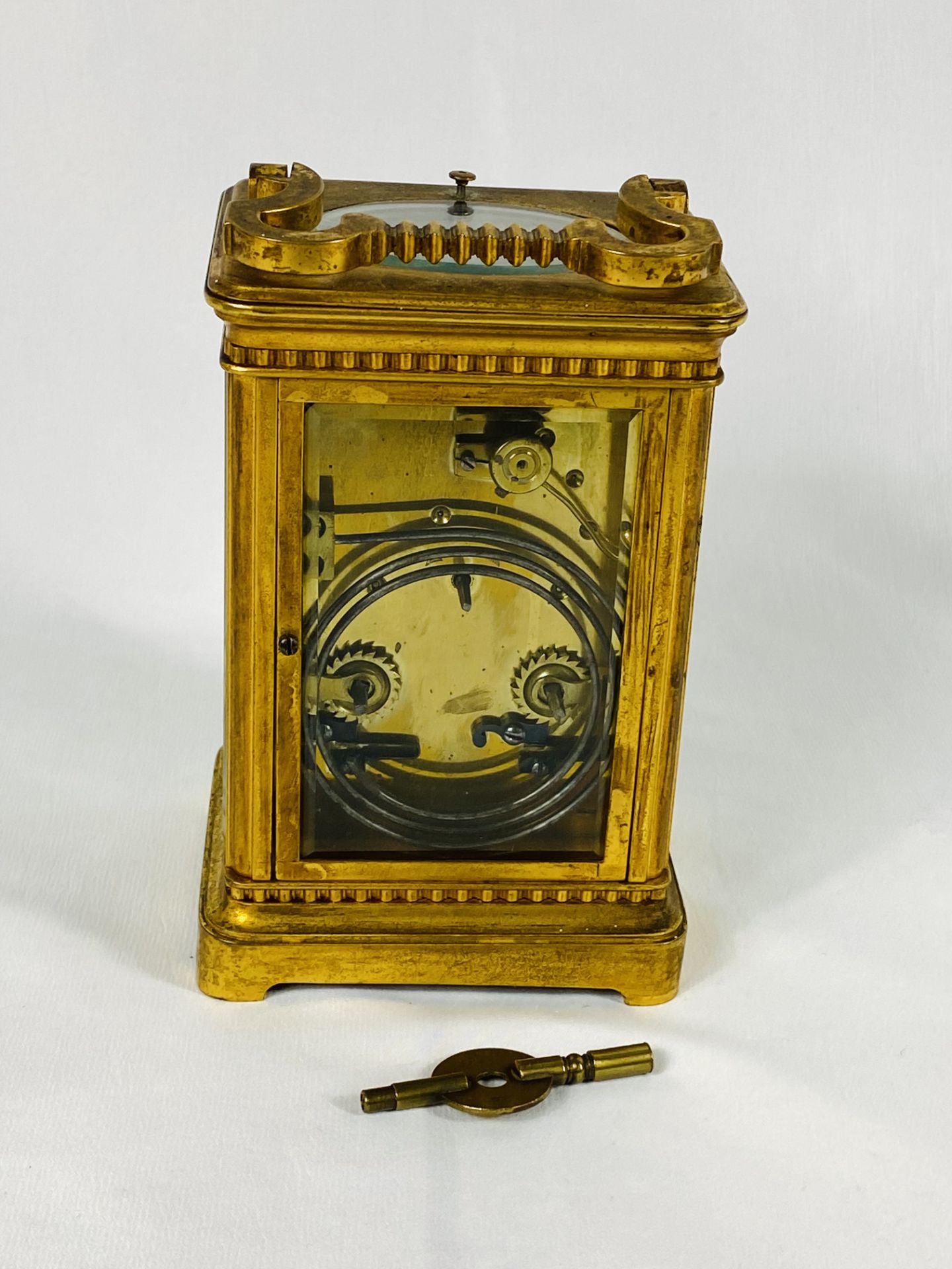 Brass carriage clock - Image 3 of 4