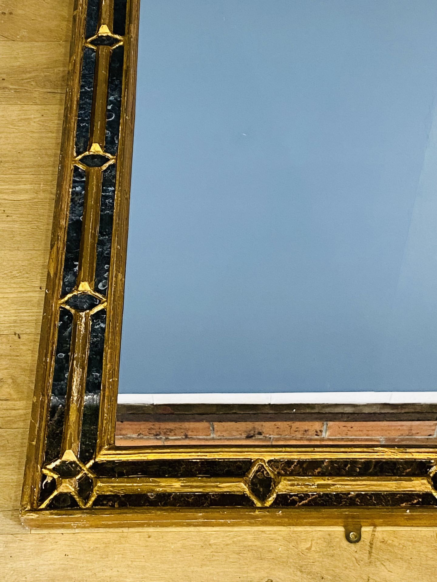 Gilt framed pillar mirror. From the Estate of Dame Mary Quant - Image 3 of 4