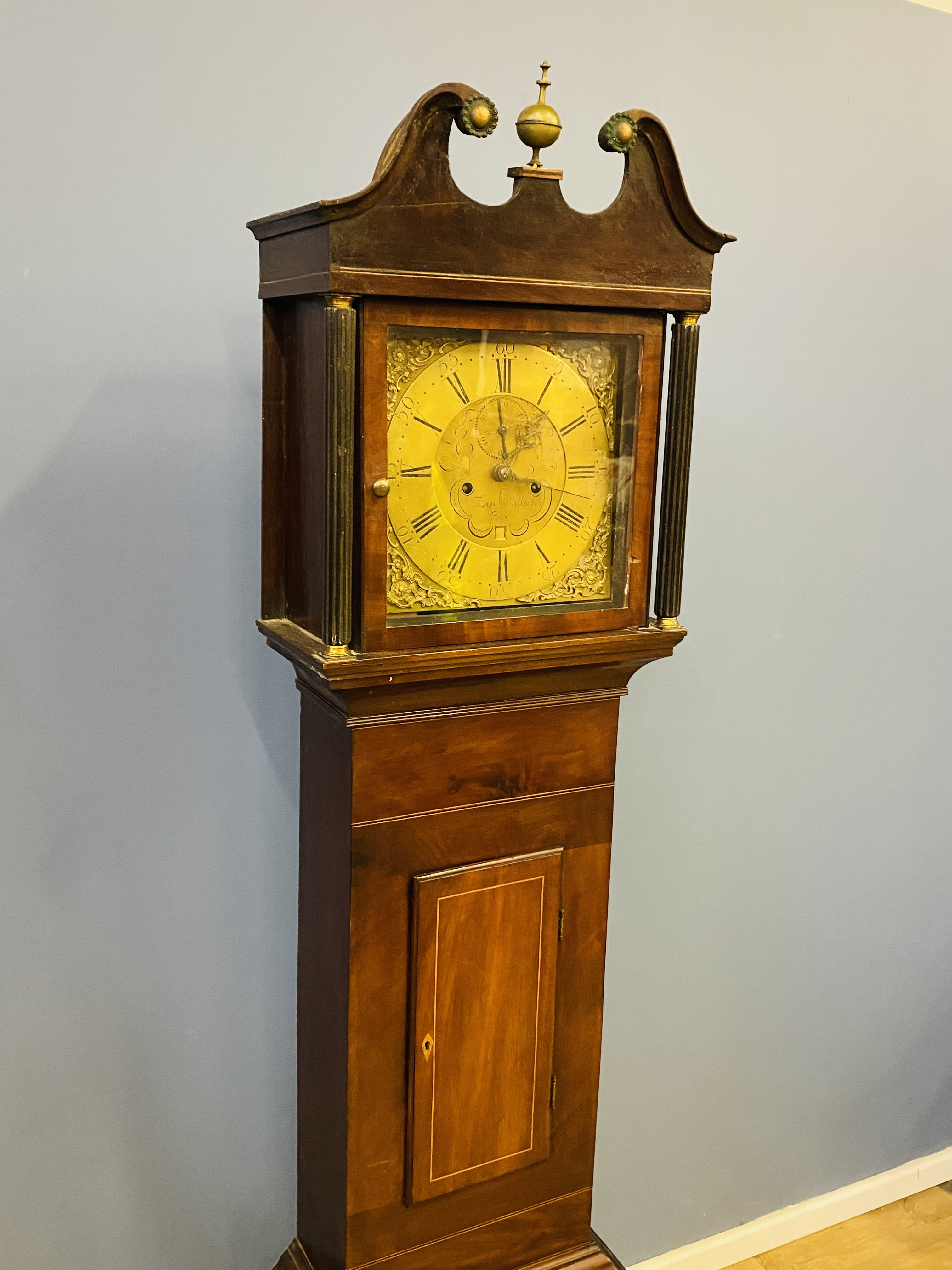 19th century longcase clock - Image 3 of 5