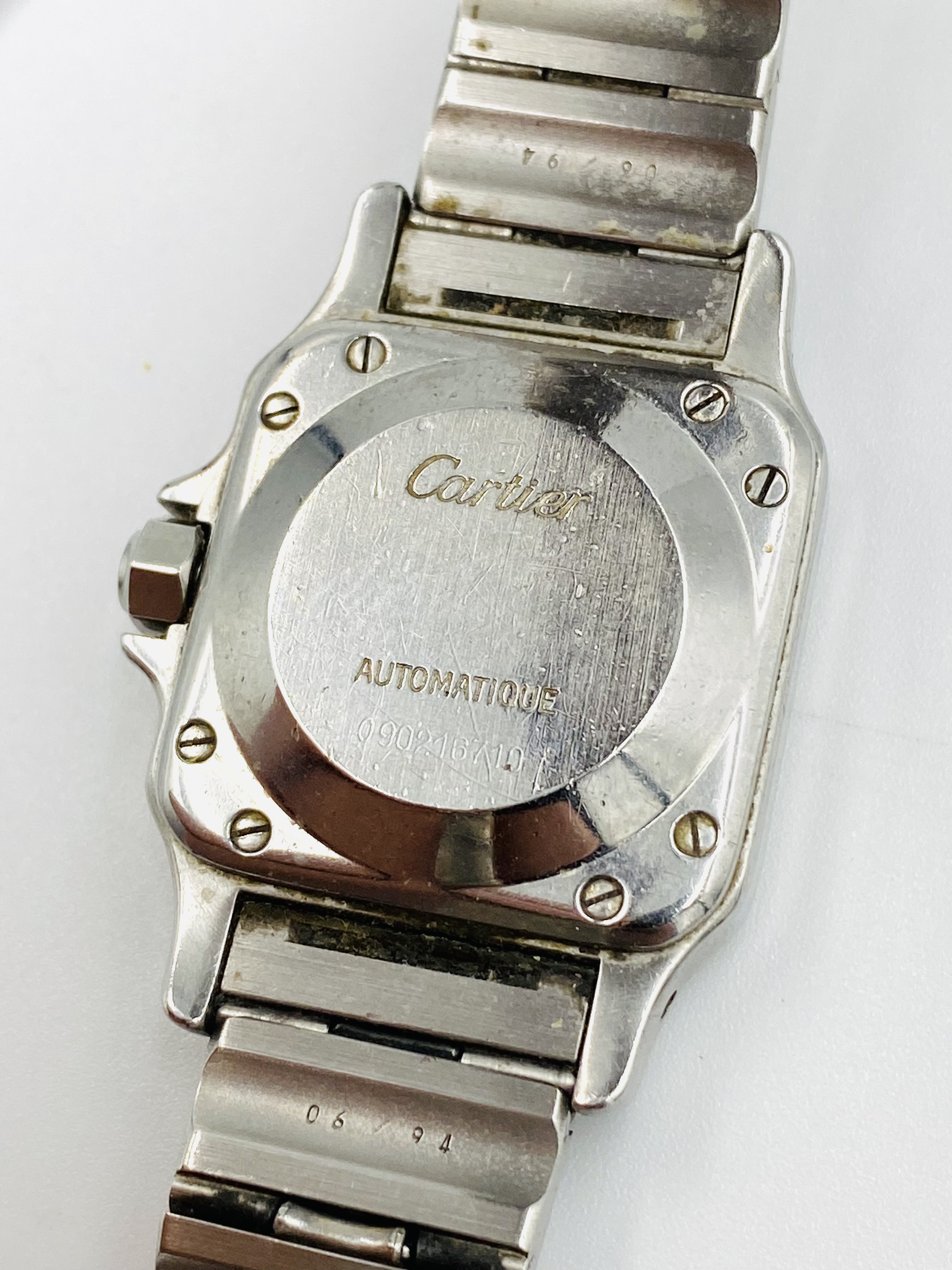 Cartier gold and stainless steel Tank automatic wristwatch - Image 5 of 7