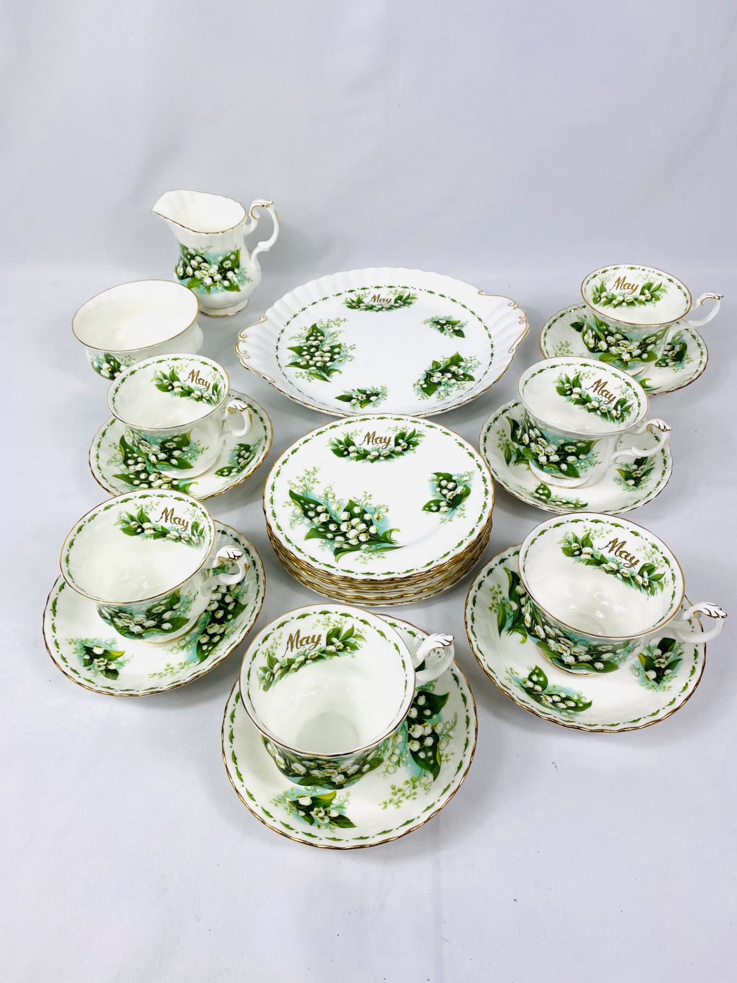 Royal Albert Lily of the Valley tea set