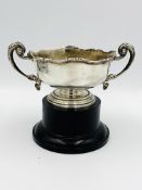 Silver trophy on stand, Birmingham 1936