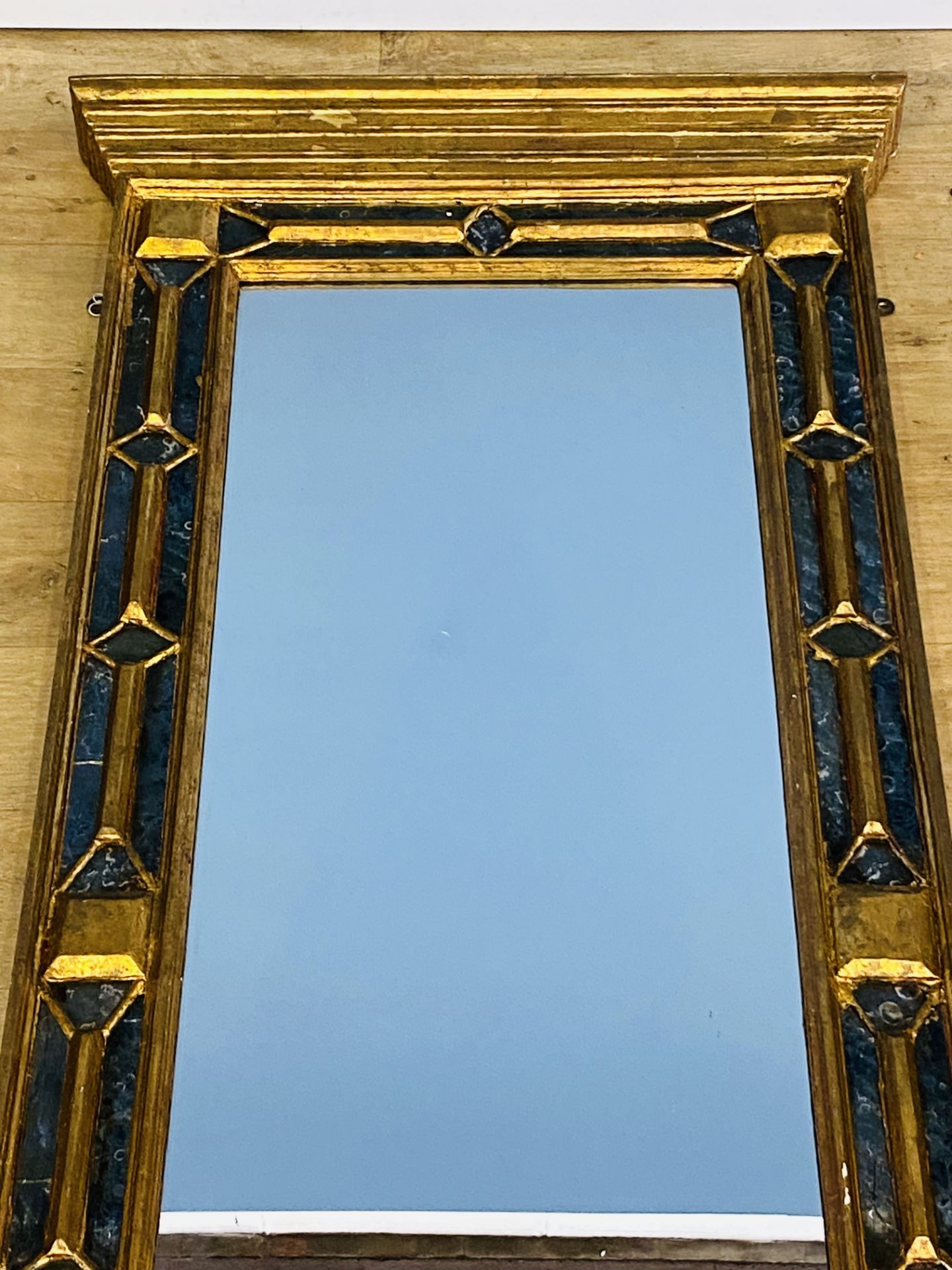 Gilt framed pillar mirror. From the Estate of Dame Mary Quant - Image 2 of 4