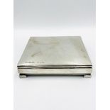 German silver cigarette box