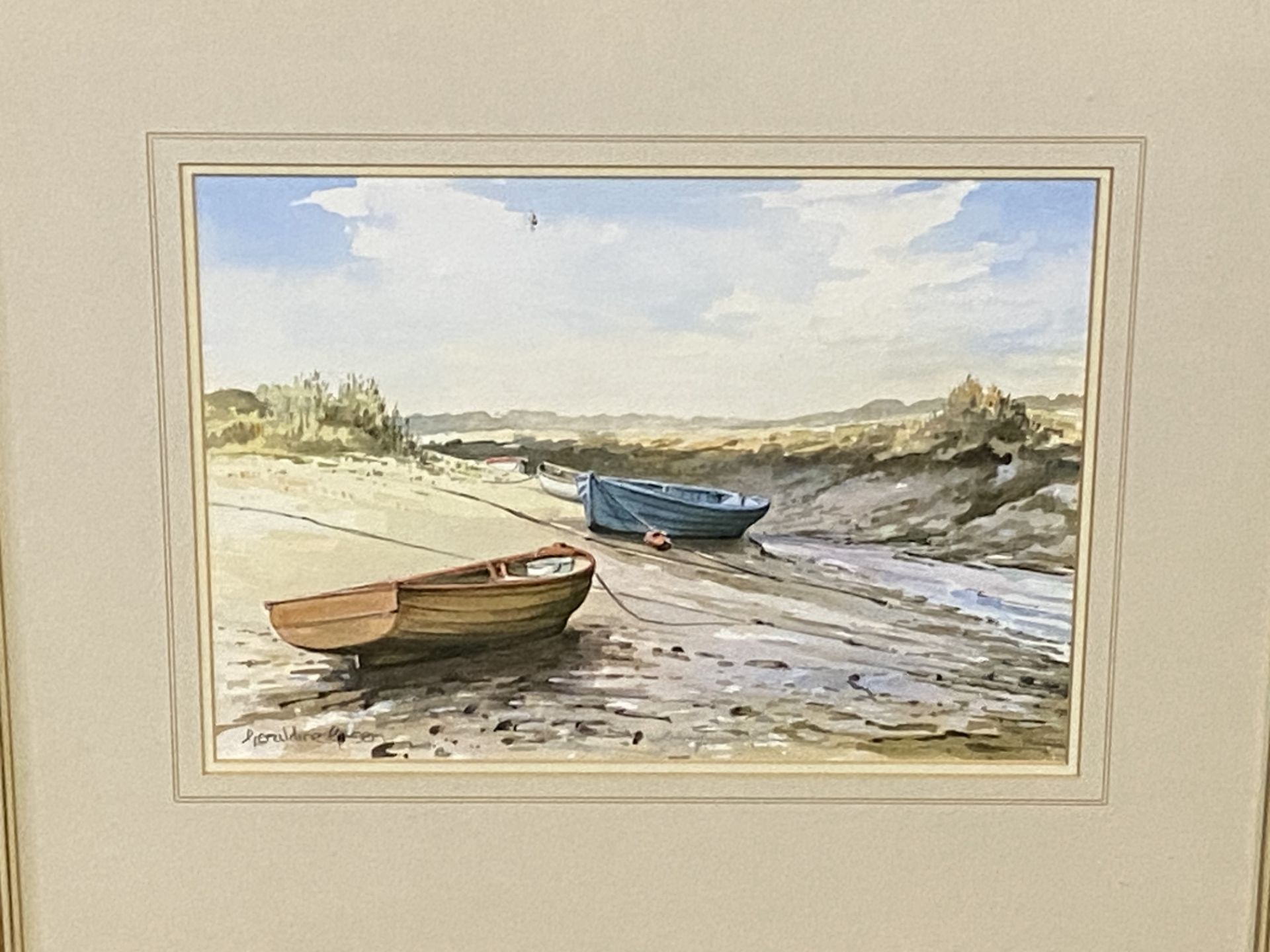 Framed and glazed watercolour signed Geraldine Green - Image 3 of 4
