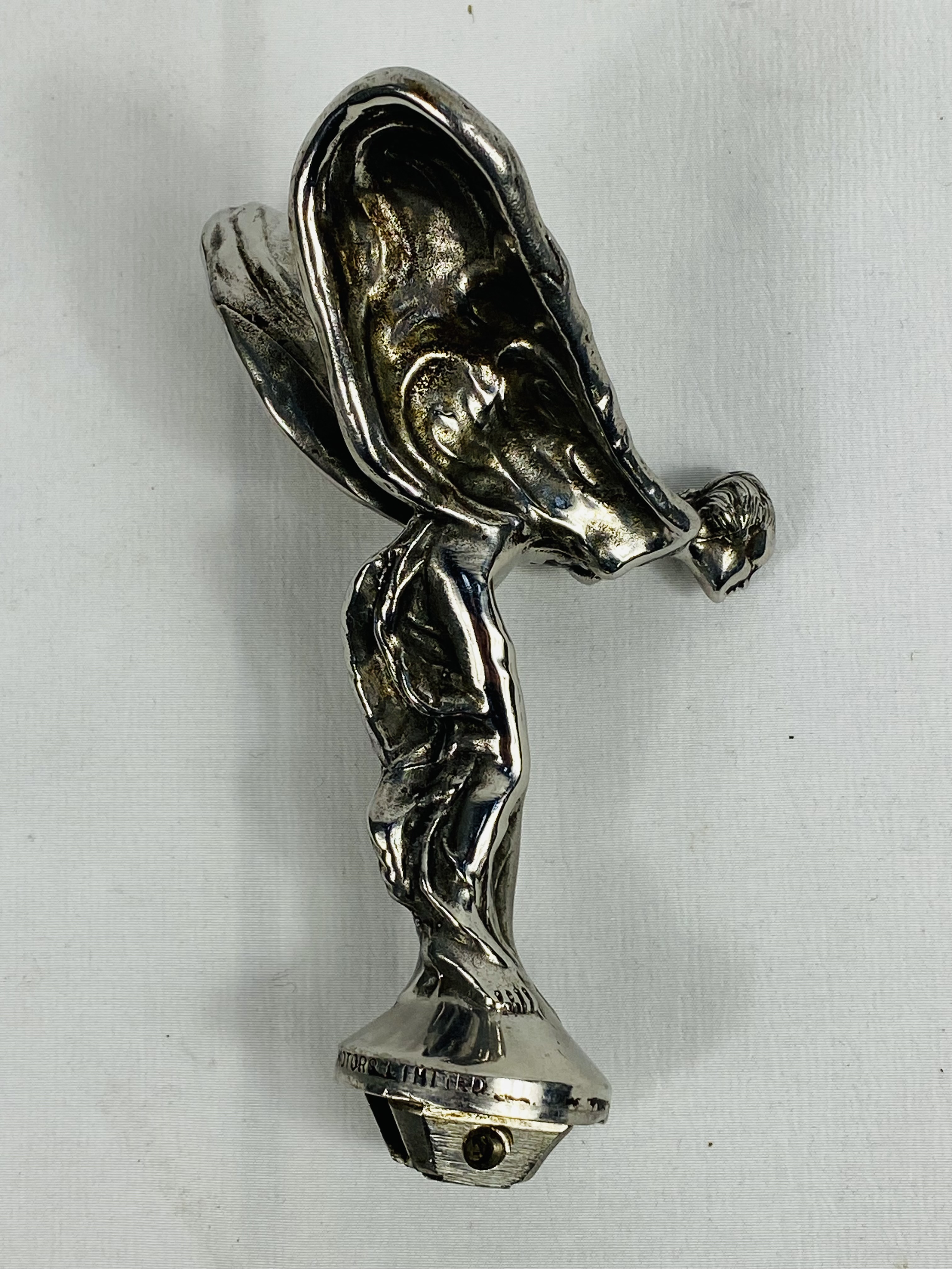 Rolls Royce Spirit of Ecstasy chrome car mascot - Image 4 of 4