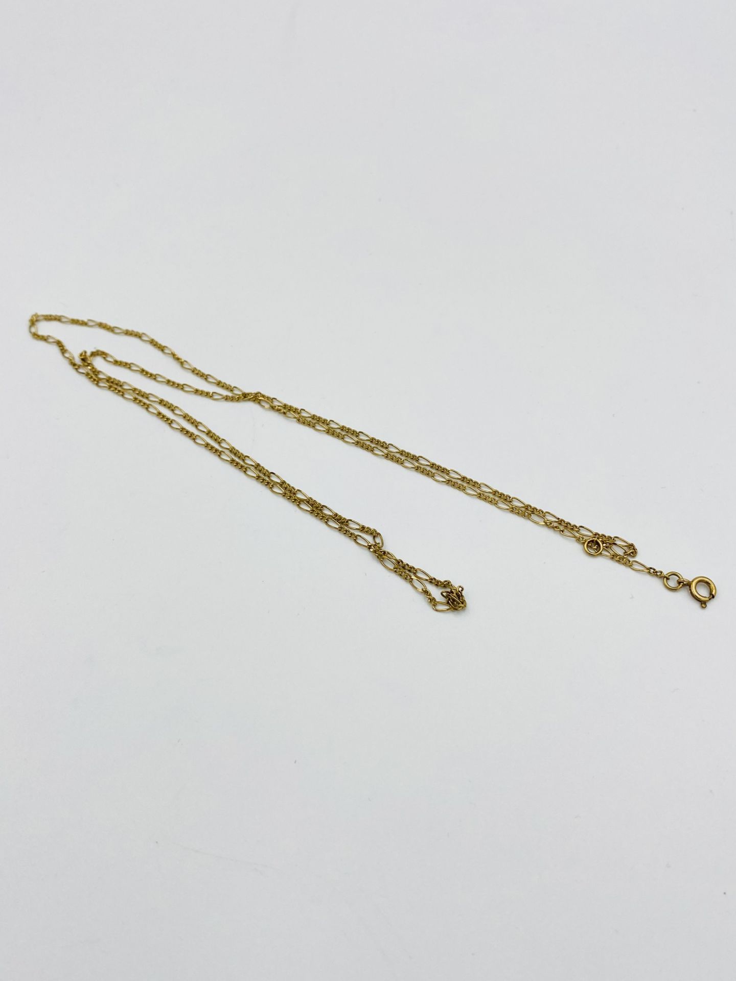9ct gold link chain - Image 4 of 4