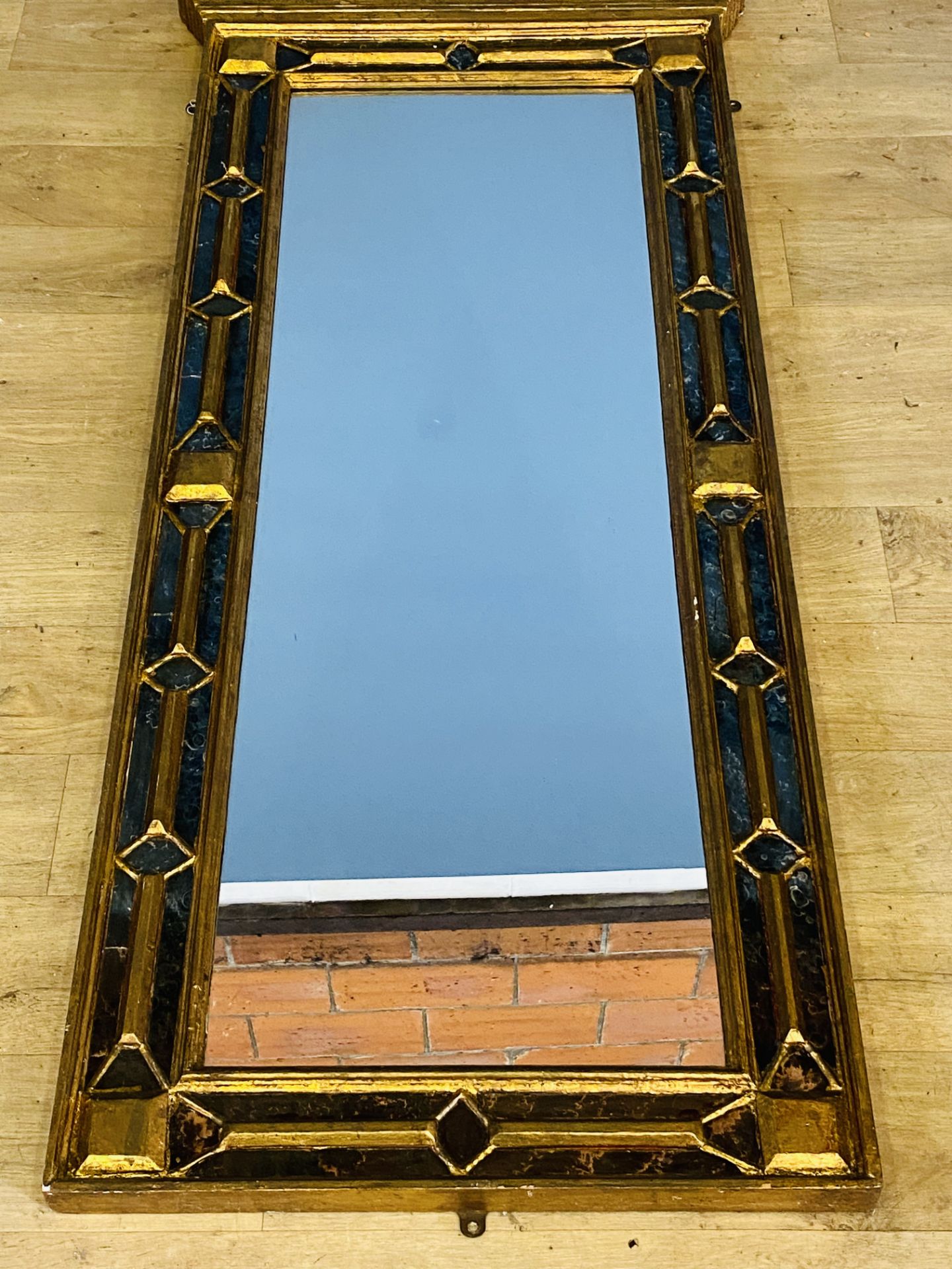 Gilt framed pillar mirror. From the Estate of Dame Mary Quant - Image 3 of 4