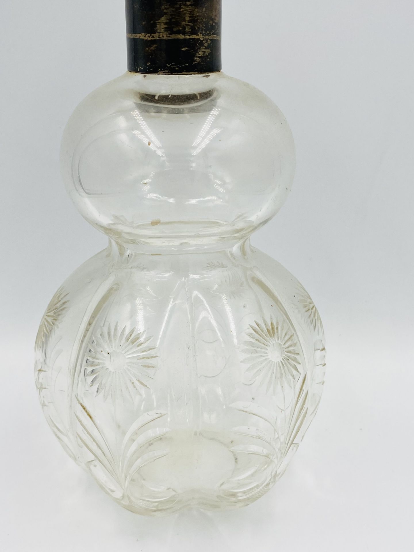 Victorian decanter with silver collar, Chester 1899 - Image 2 of 4