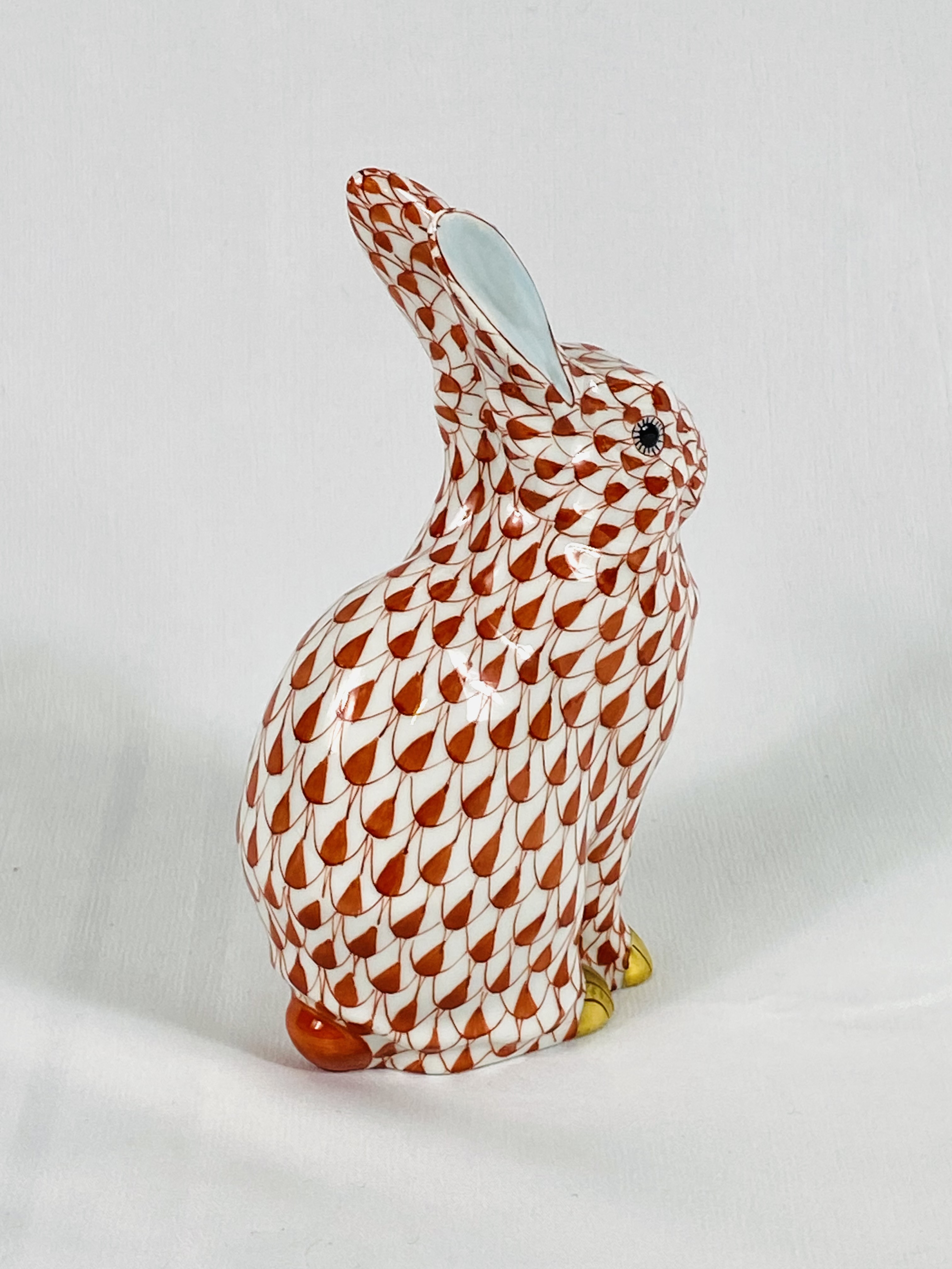 Herend porcelain rabbit - Image 3 of 4