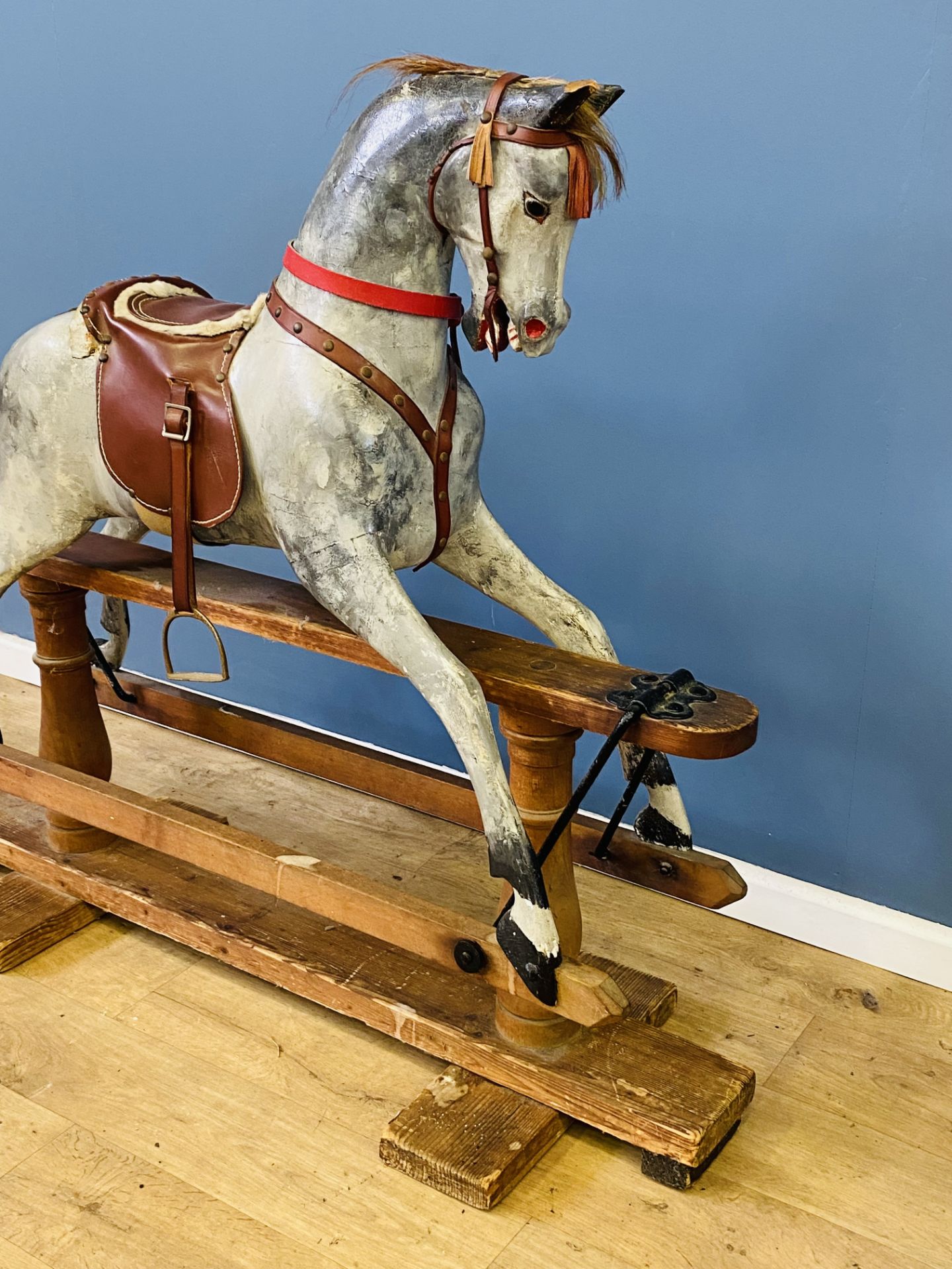 Wooden rocking horse. From the Estate of Dame Mary Quant - Image 2 of 4