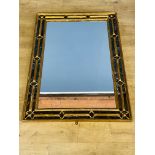 Gilt framed pillar mirror. From the Estate of Dame Mary Quant