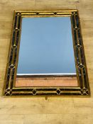 Gilt framed pillar mirror. From the Estate of Dame Mary Quant