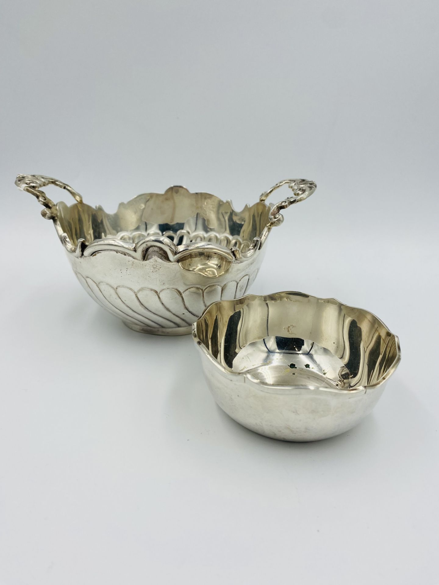 Two Continental silver bowls - Image 5 of 5