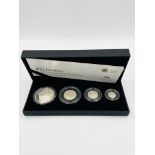 Royal Mint 2012 Britannia four coin silver proof set