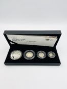 Royal Mint 2011 Britannia four coin silver proof set