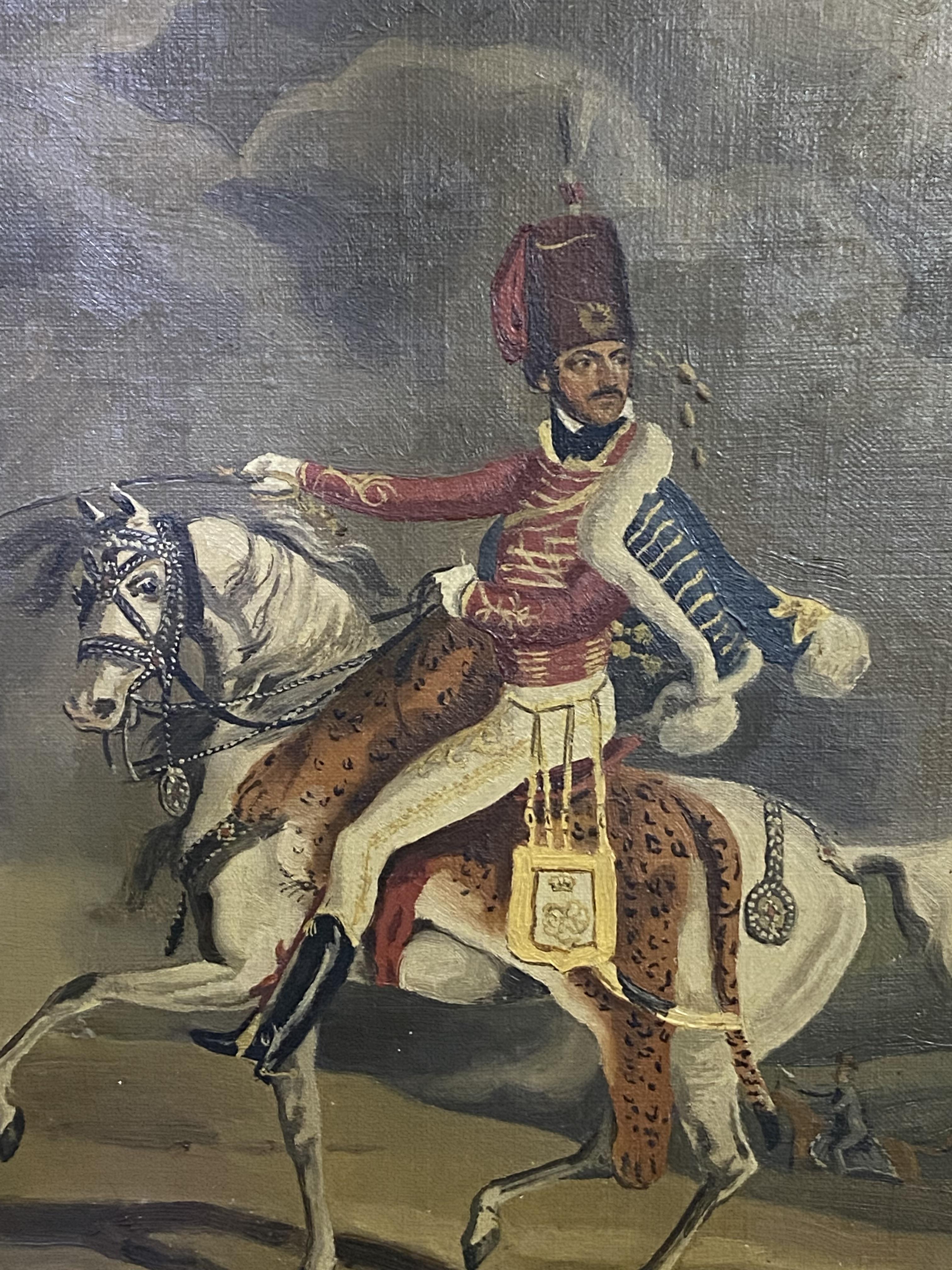 Framed oil on canvas, The Marquis of Anglesea. From the Estate of Dame Mary Quant - Image 4 of 4