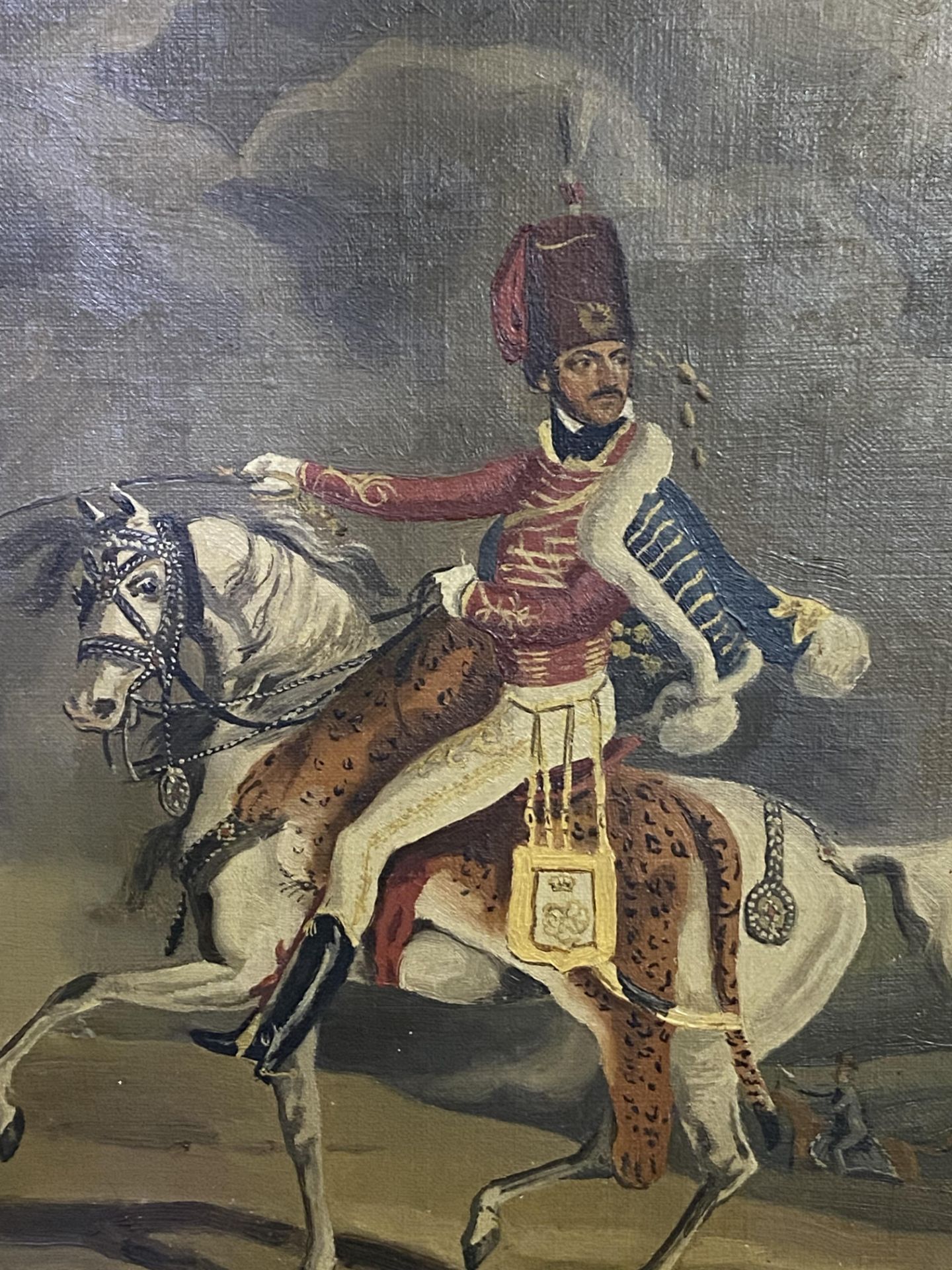 Framed oil on canvas, The Marquis of Anglesea. From the Estate of Dame Mary Quant - Image 4 of 4
