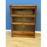 Three tier Globe-Wernicke bookcase