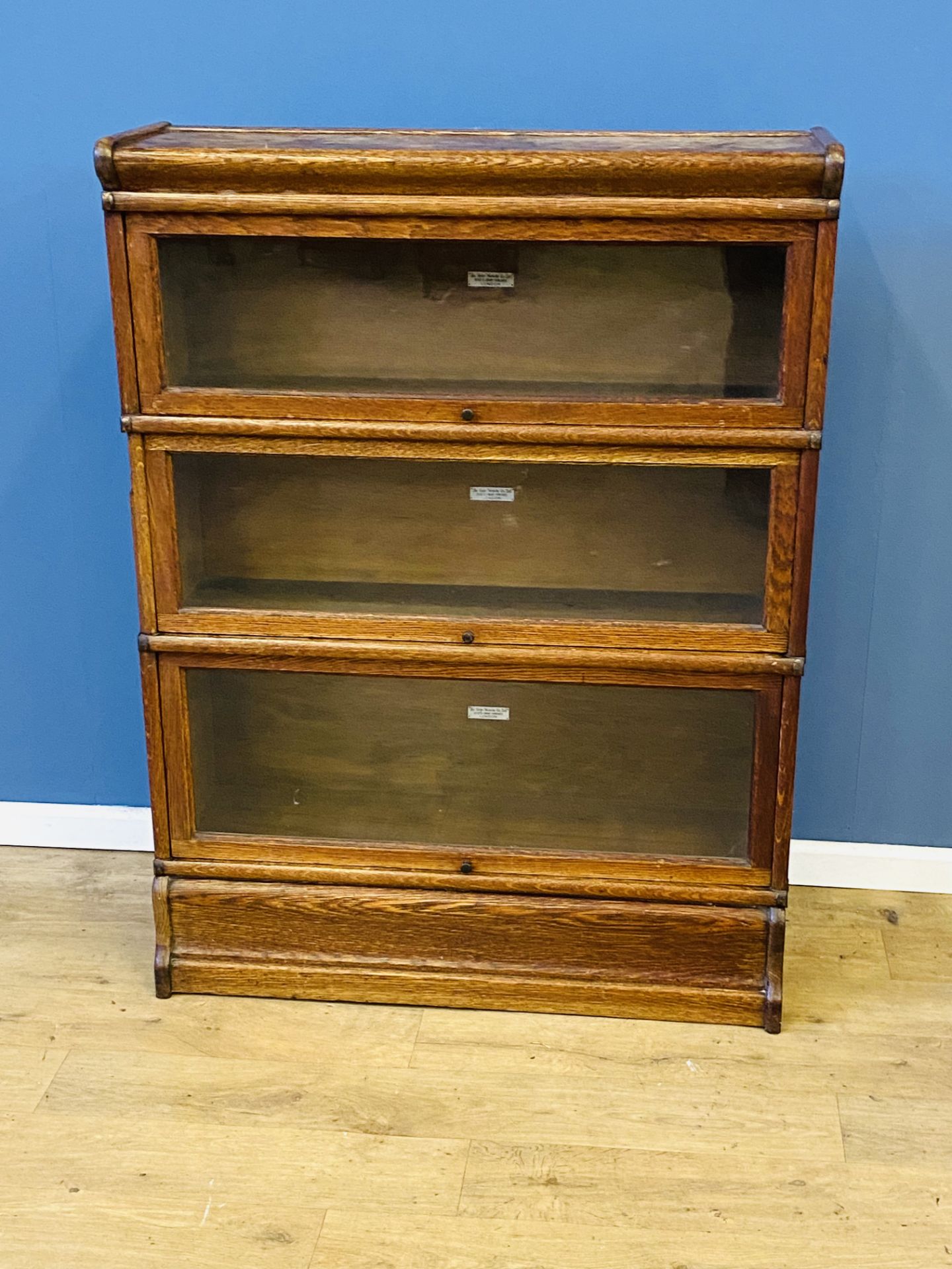 Three tier Globe-Wernicke bookcase