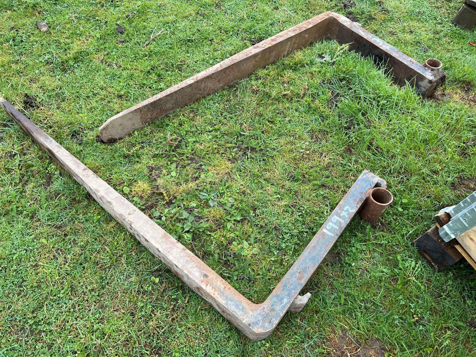 Pair of pallet tines