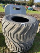 Pair of 700/50 R26.5 tyres