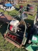 Webb ride on cylinder mower