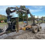 Logging trailer