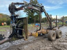 Logging trailer