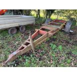 Single axle trailer chassis