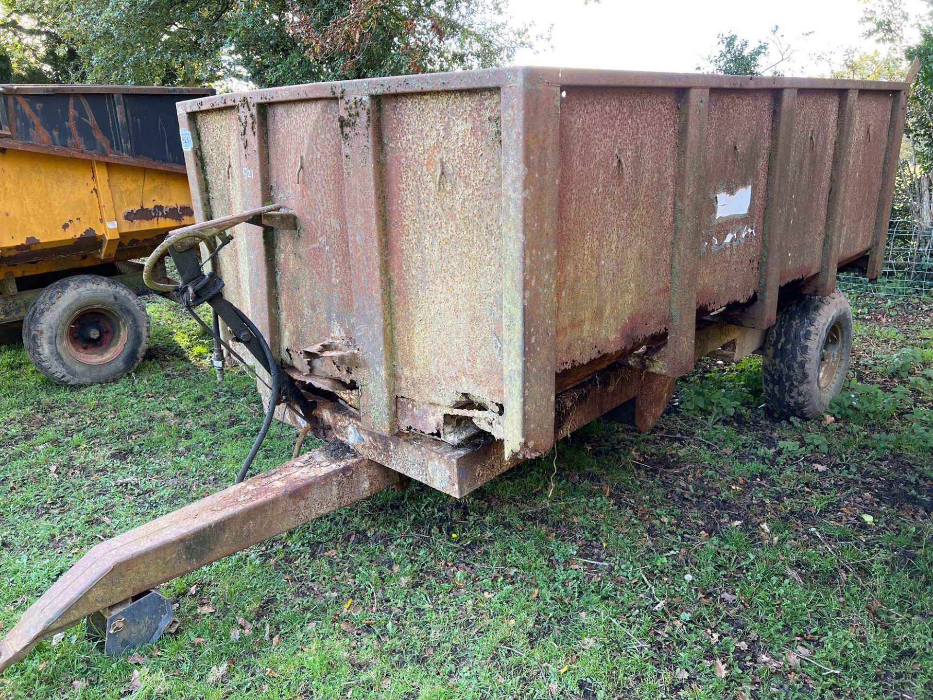 Single axle tipping trailer - Bild 2 aus 5