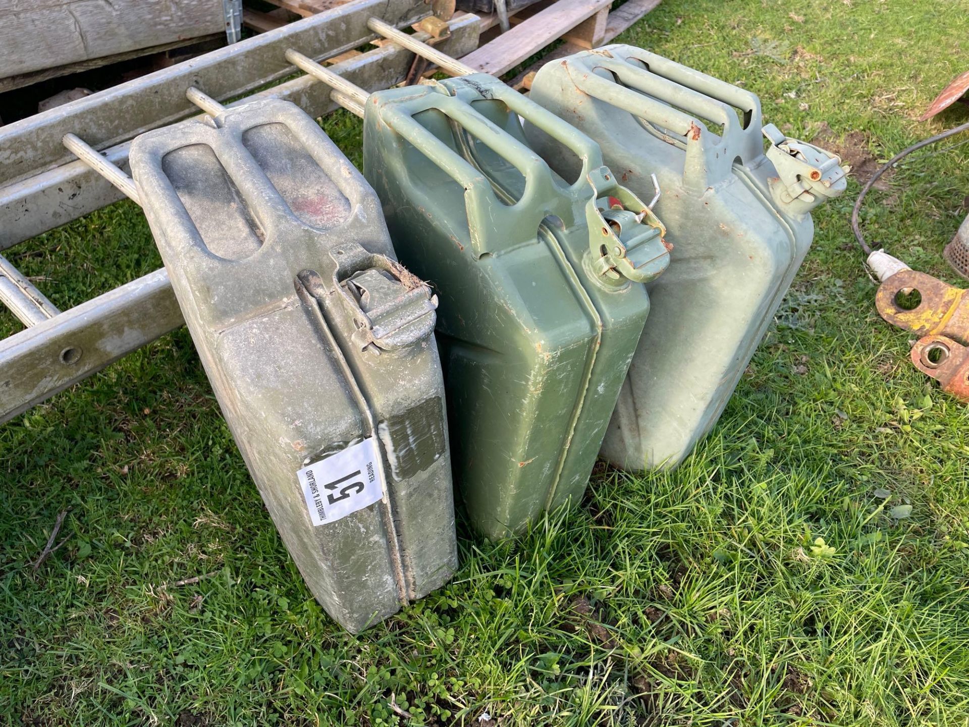 3 jerry cans