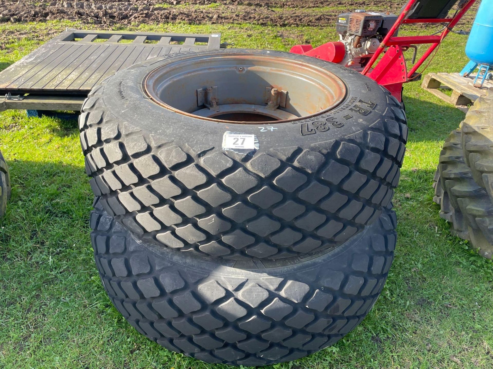 16.9-30R3 8 stud grassland wheels & tyres