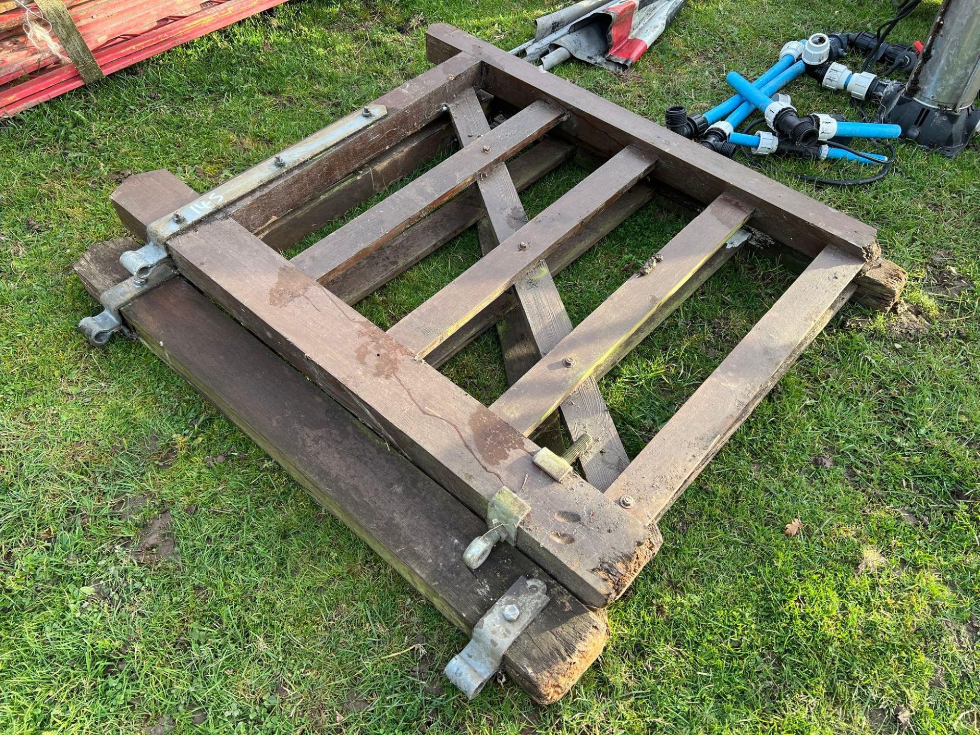 Pair of wooden gates