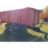 MF 200 twin axle 7T tipping trailer