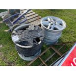 Set of Landrover wheel rims