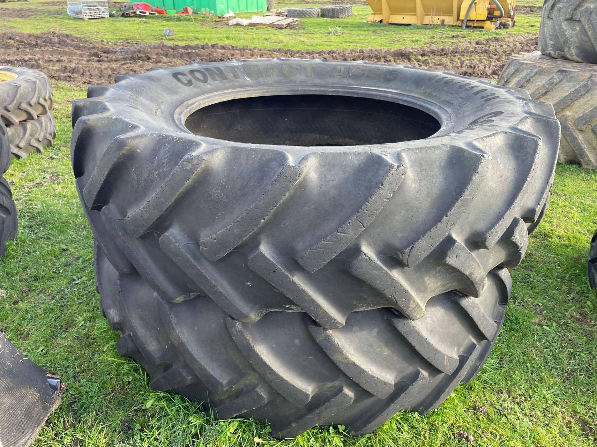 Pair of 460/85 R38 tyres - Image 2 of 2