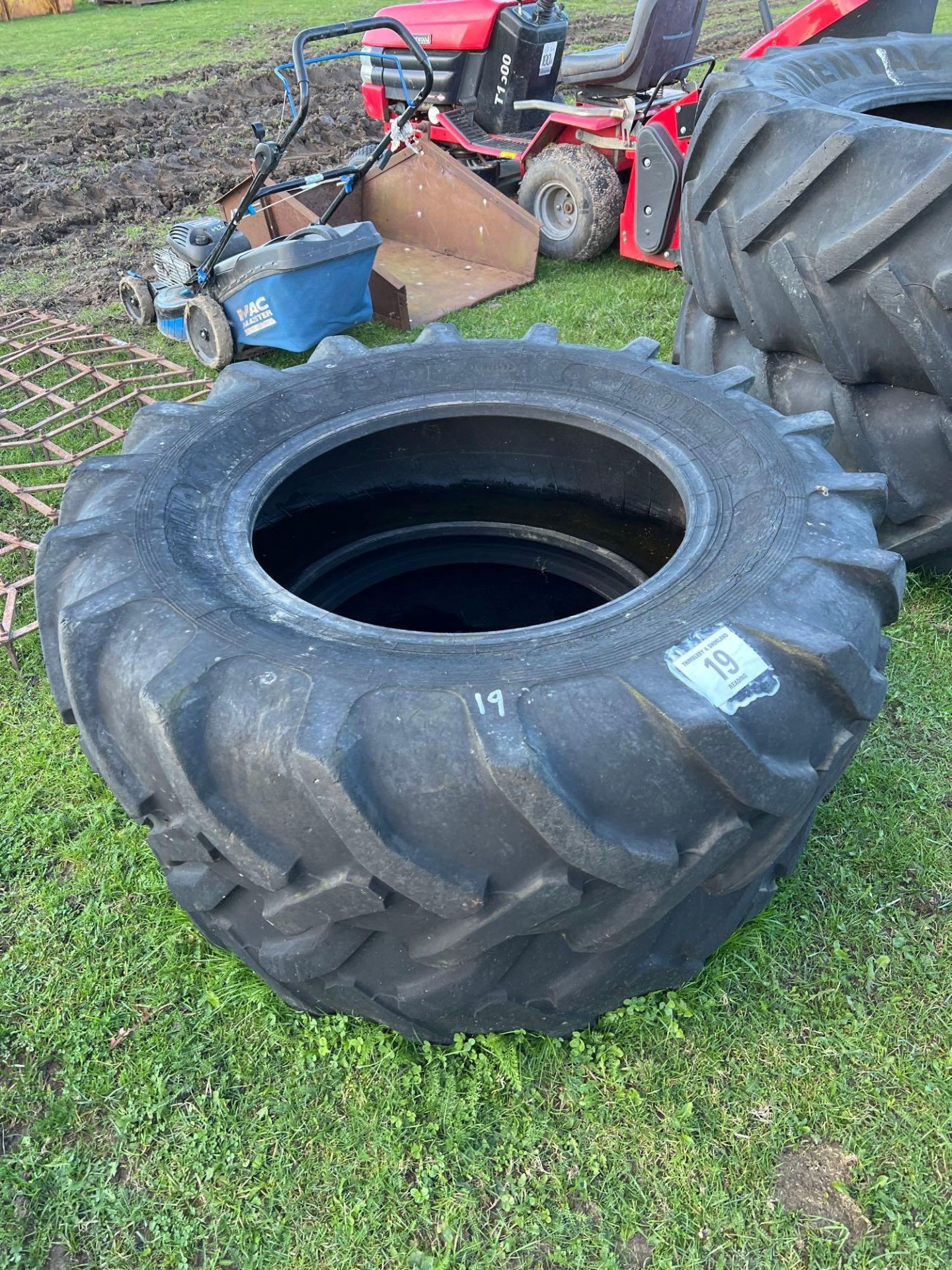 Pair of 14.9 R24 tyres