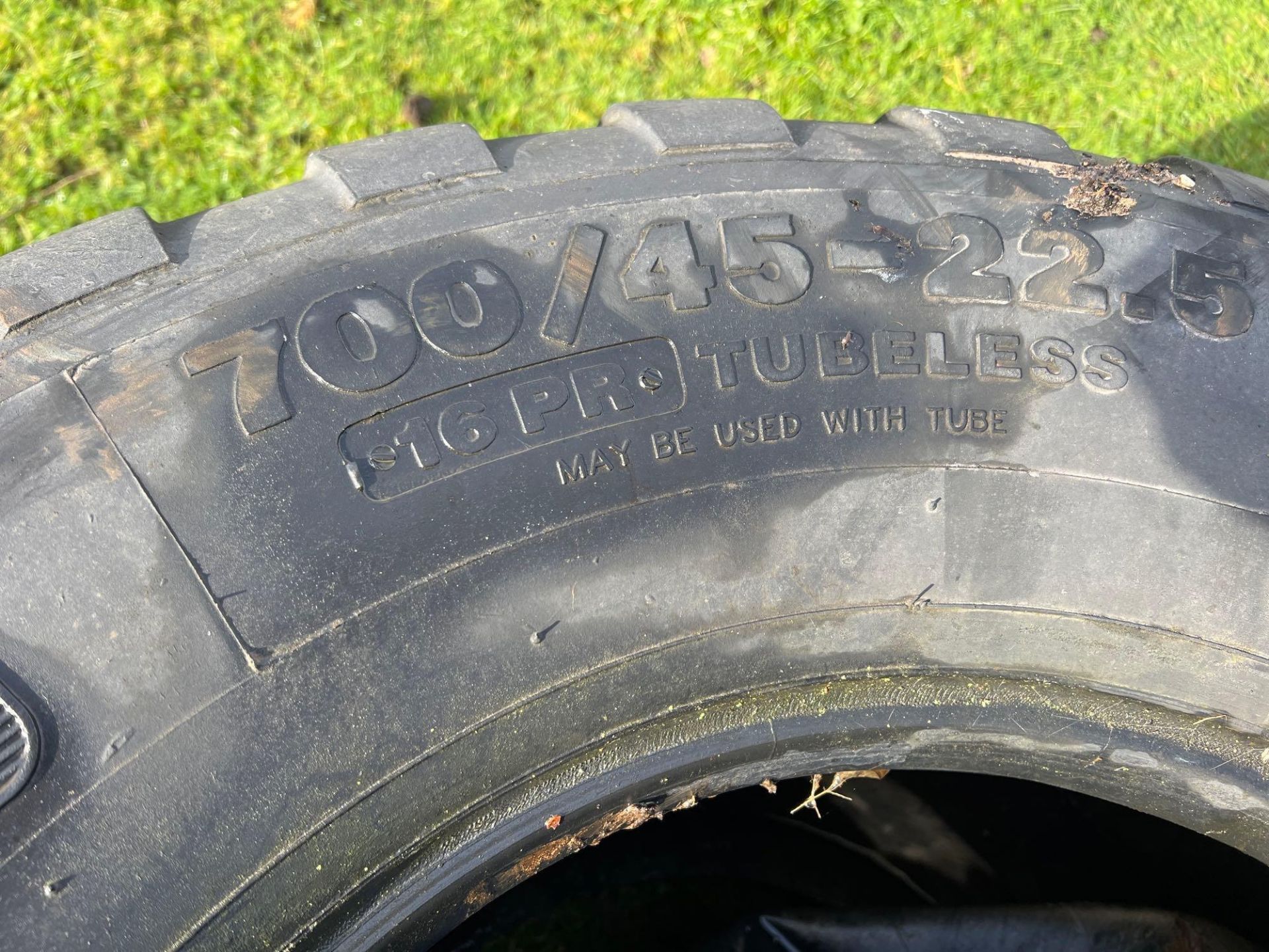 Pr 700/45-22.5 flotation tyres - Image 2 of 2