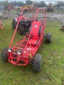 Lawn flite petrol go cart